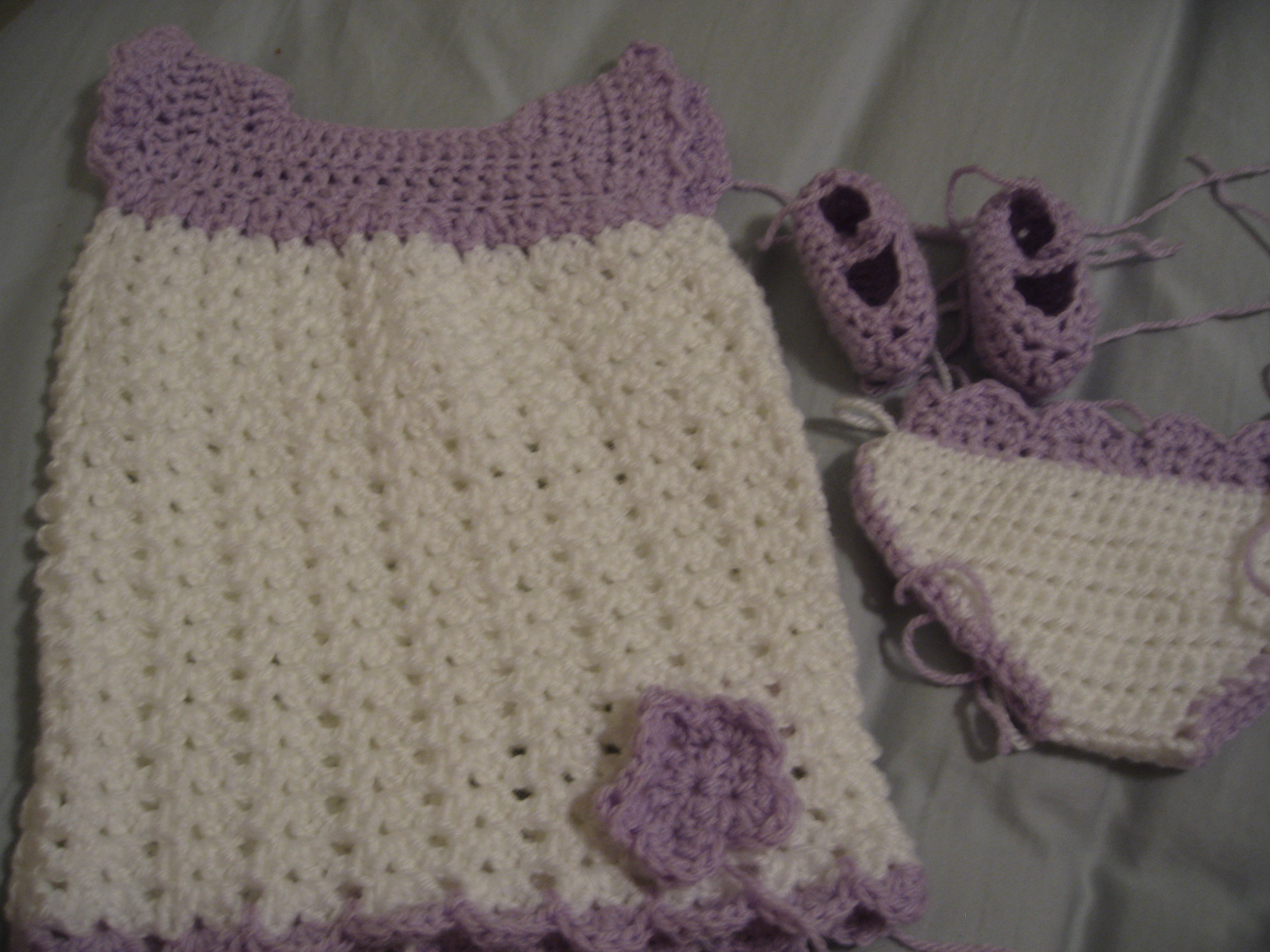 Crochet Pattern Central - Free Baby Dresses And Gowns Crochet